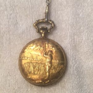 ARMEX 17 JEWEL POCKET WATCH W/DISPLAY CASE